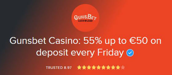 Askgamblers ratings of Gunsbet Casino