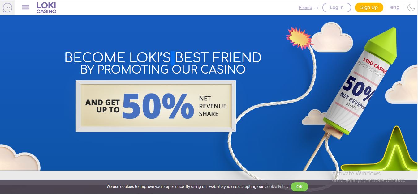 Affiliates program of Loki Casino