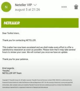 Neteller Disable Account in Review