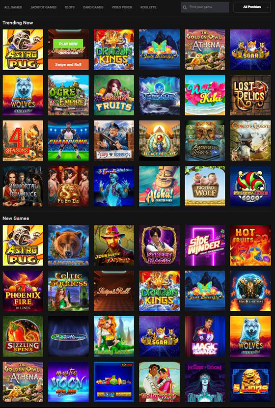 Available Games on QB Casino 