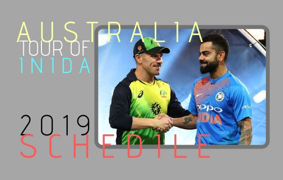 Australia tour of India, 2019
