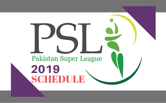 Full fixture of Pakistan Super League 2019 Schedule just announced
