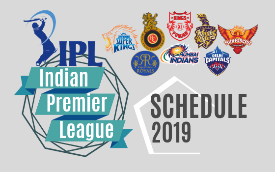 IPL 2019 SCHEDULE