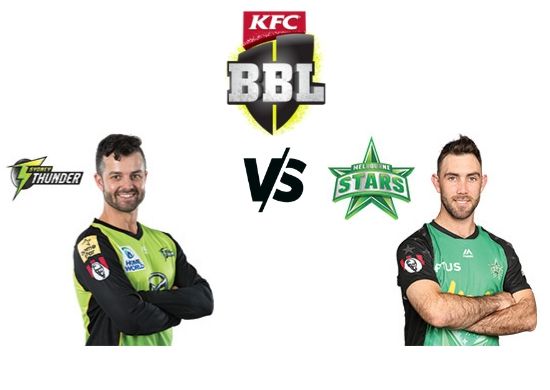 Sydney Thunder vs Melbourne Stars, BBL 2019-20 T20 19th Match Schedule