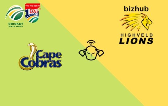 Lions vs Cape Cobras, Momentum ODI Cup 2020, 12th Match Prediction