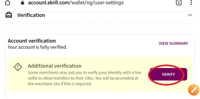 Skrill Video KYC Verification