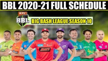 Big Bash League 2020-21 Schedule
